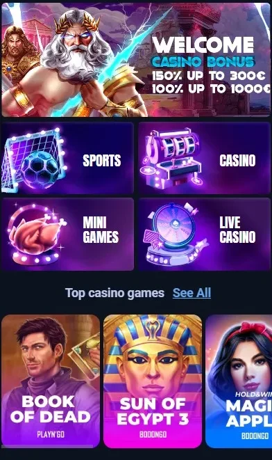 Mystake - Descripción general de juegos y bonos disponibles